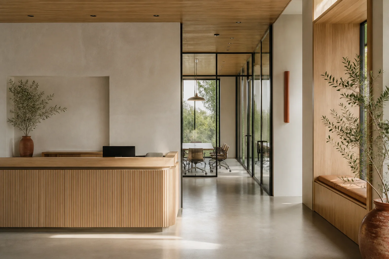 Healdsburg boutique professional office reception