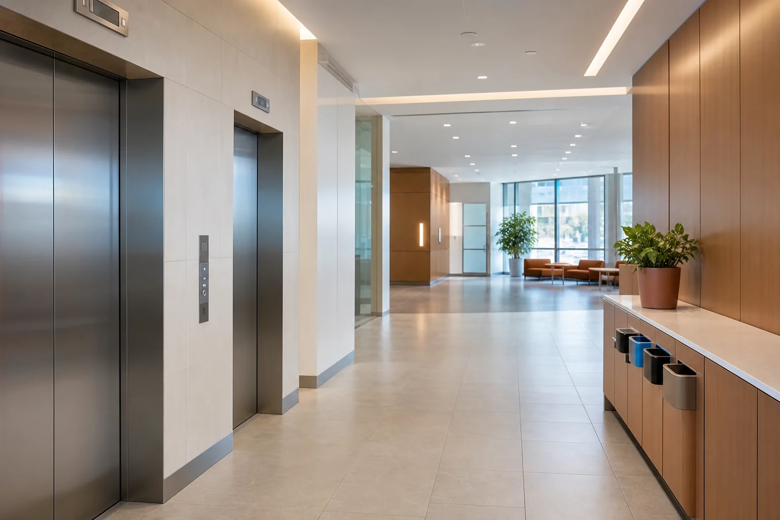 Daylit commercial interior