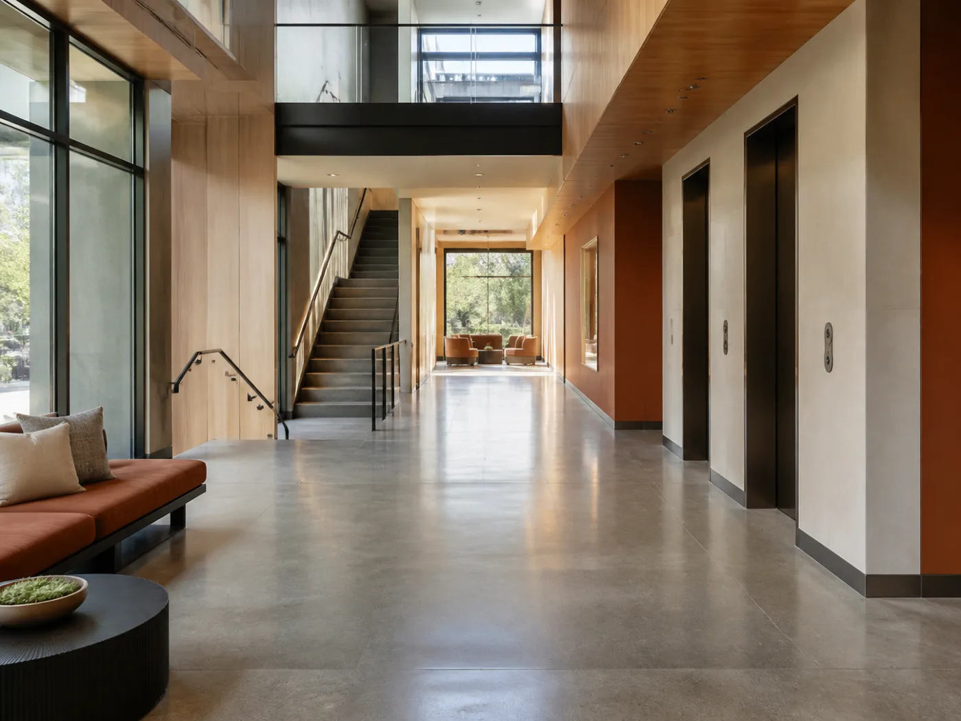Daylit commercial interior