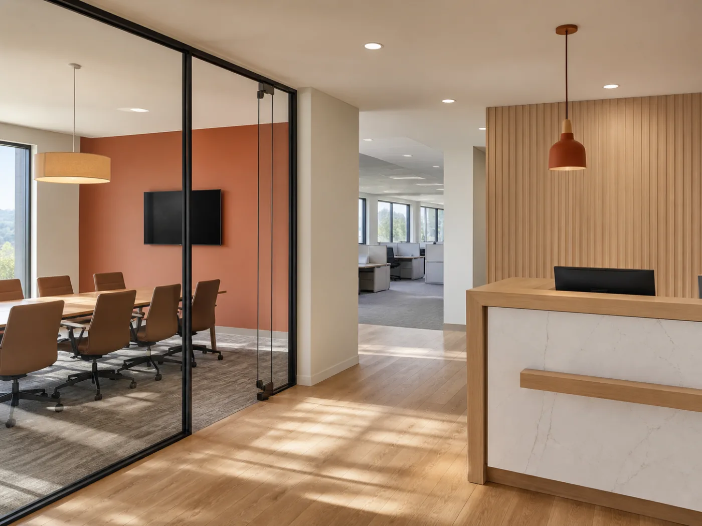 Daylit commercial interior